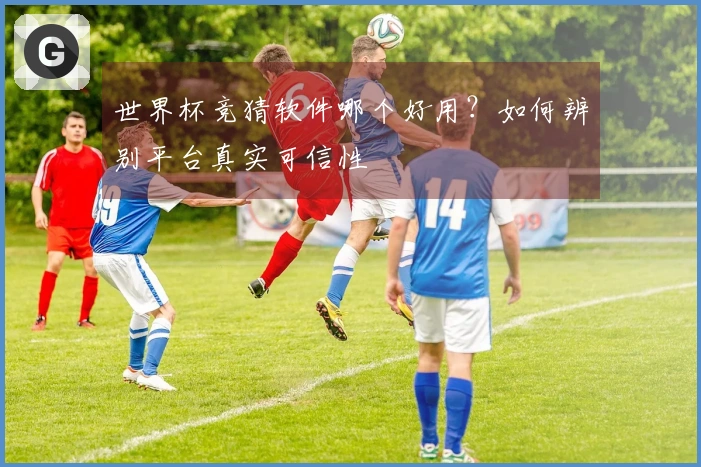 世界杯竞猜软件哪个好用？如何辨别平台真实可信性